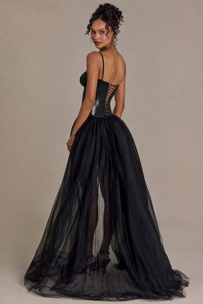 Premium Tulle Skirt in Black
